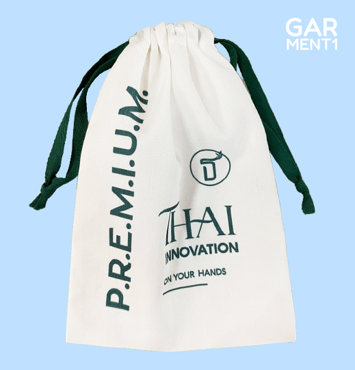 ถุงผ้าหูรูดสกรีน