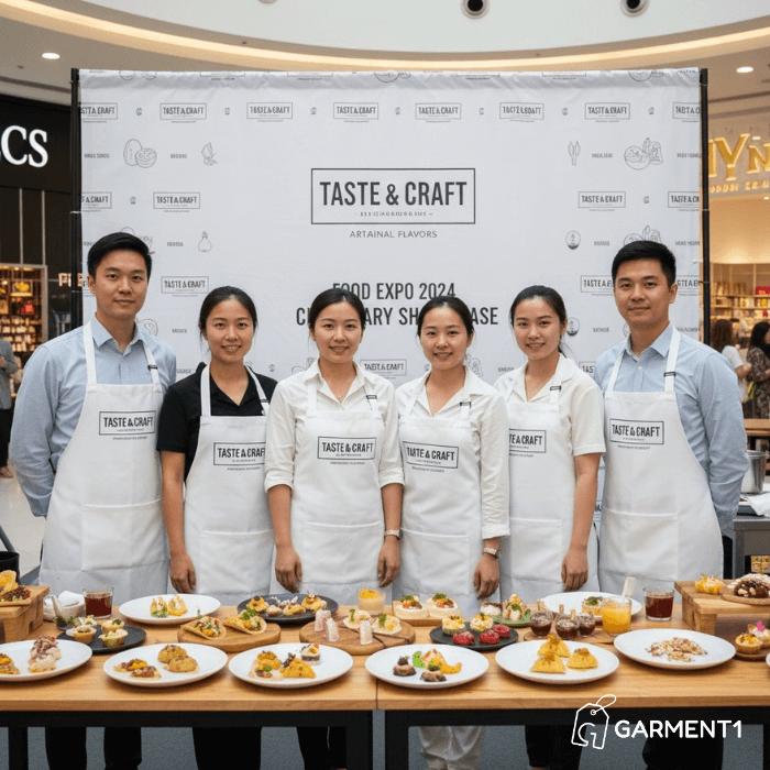 รับผลิตผ้ากันเปื้อนสกรีนโลโก้