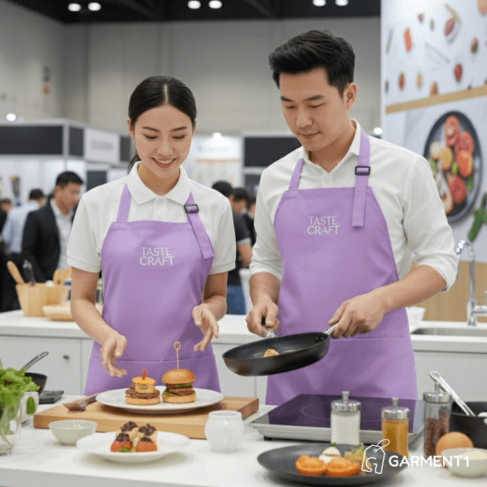 รับผลิตผ้ากันเปื้อนสกรีนโลโก้