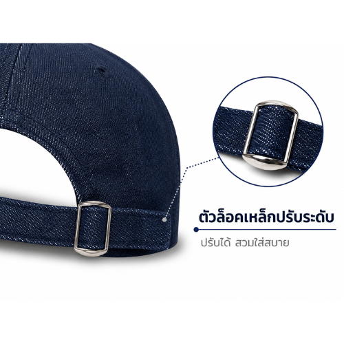 หมวกแก๊ปยีนส์